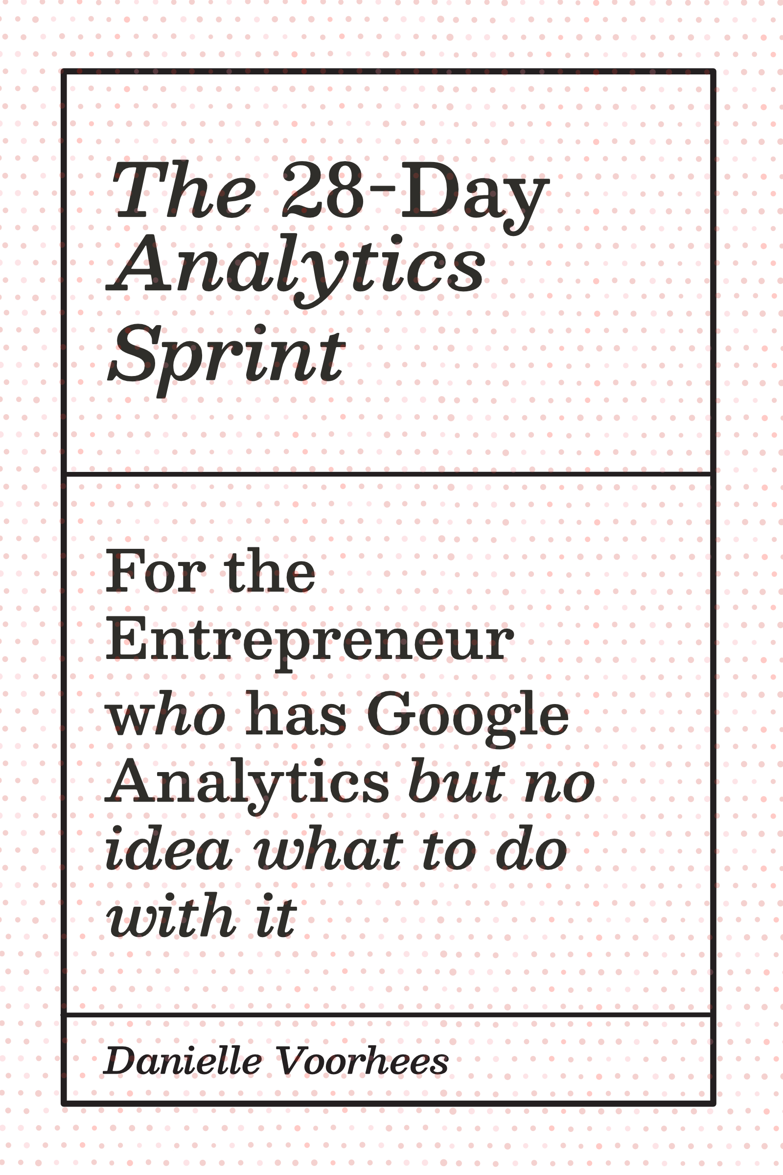 The 28-Day Analytics Sprint book cover